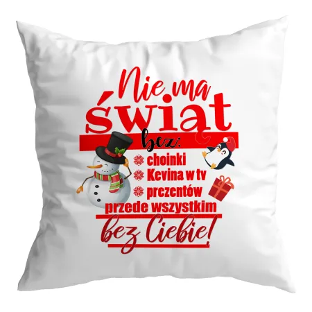 Poduszka BOŻE NARODZENIE Nie ma Świąt bez Ciebie